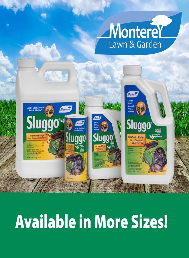Monterey Sluggo Snail & Slug Killer Bundled with Measuring Spoon - OMRI Listed for Organic Gardening - Wildlife and Pet Friendly - 2.5 lb jug - Image 5
